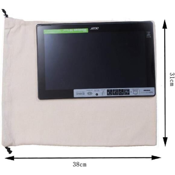 Set of 3 Cotton Breathable Dust-proof Drawstring Storage Pouch Multi-functional - Picture 12 of 16